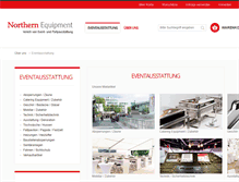 Tablet Screenshot of northern-equipment.de
